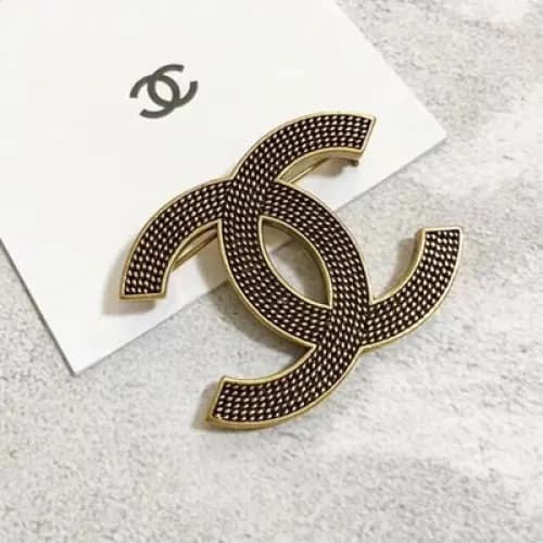 CHANEL Rose Gold Brooch - 샤넬 여성용 18k도금 로즈골드 브로치 - 1