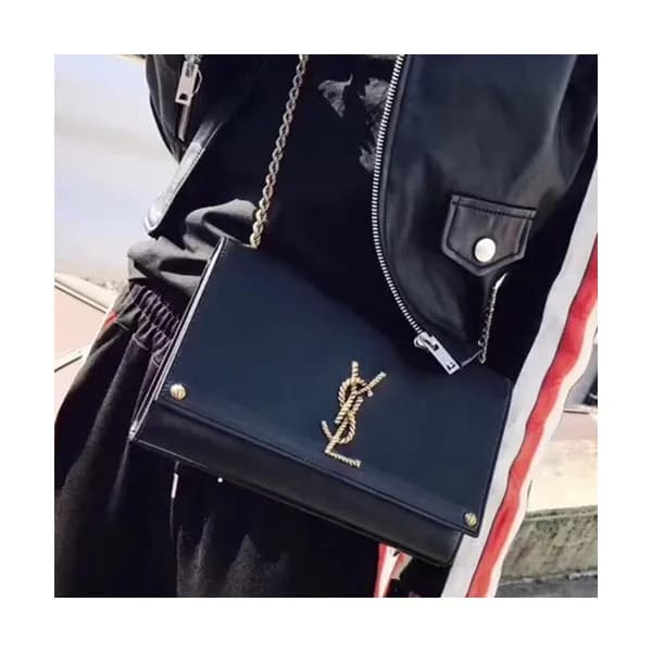 Saint Laurent Women Chain Satchel Shoulder Bag,24C… - 1
