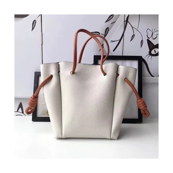 Loewe Flamenco Knot Small Tote Bag, 24CM - 로에베 플라멩… - 1