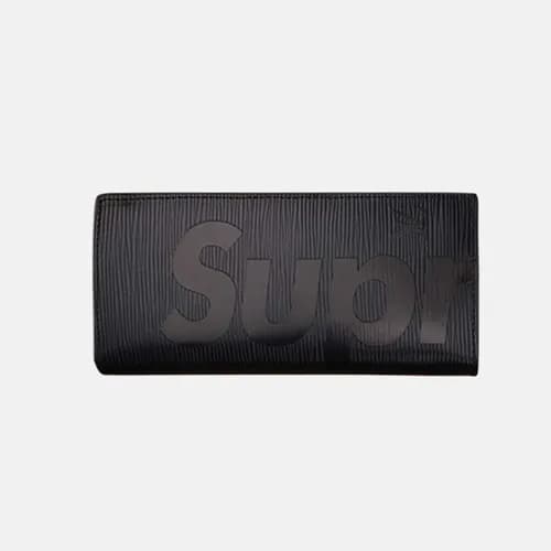 Louis Vuitton 2018 Mens Long Black Supreme Brazza … - 1