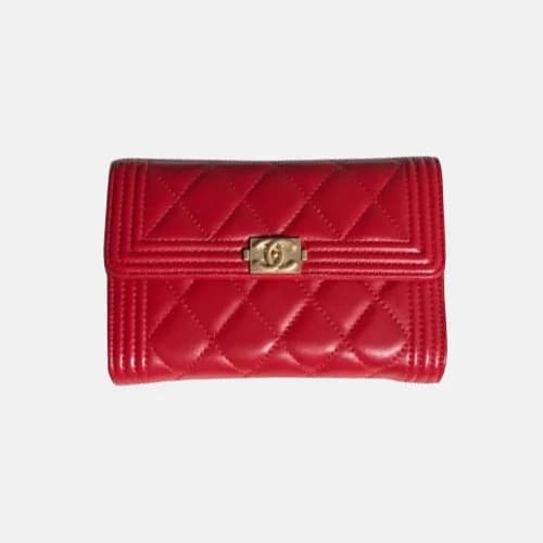 Chanel 2018 LeBoy Lambskin wallet A80285- 샤넬 램스킨 중… - 1