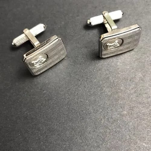 BURBERRY MENS WHITE GOLD CUFFS - 버버리 남성용 18k도금 …