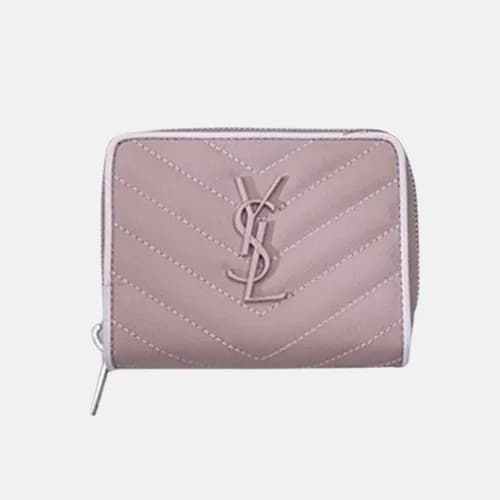 Saint Laurent 2018 Ladies Monogram Zip Card Case … - 1