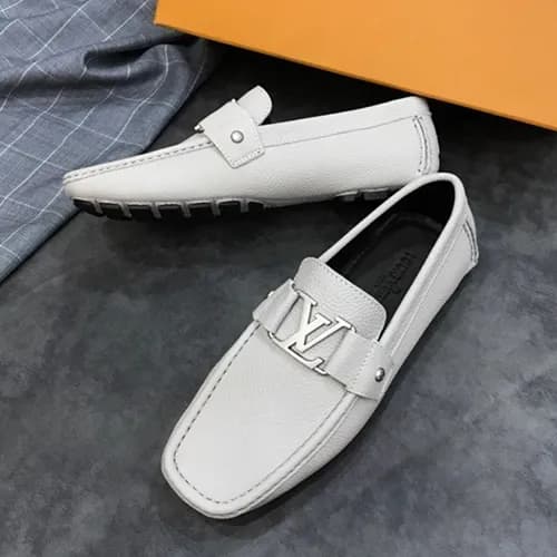 Louis Vuitton 2018 Mens Strap Leather Loafer - 루이… - 1