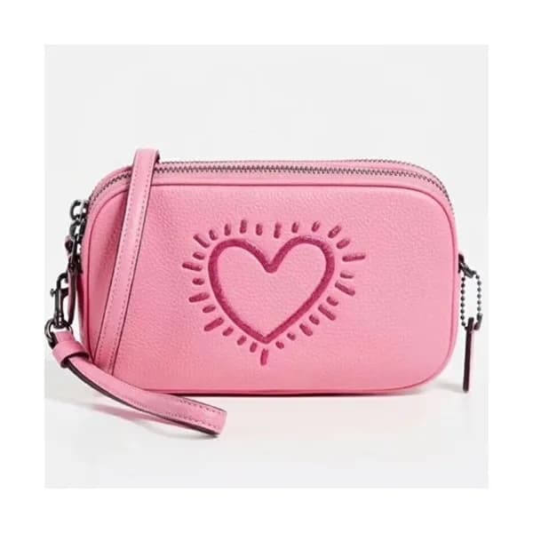 Coach Keith Haring Camera Leather Shoulder Bag,20c… - 1
