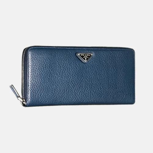 Prada 2018 Mens Saffiano Leather Zippy Long Purse … - 1