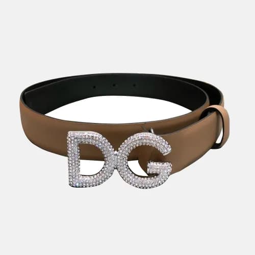Dolce&Gabbana 2019 Ladies Santi Logo Buckle Leathe… - 1