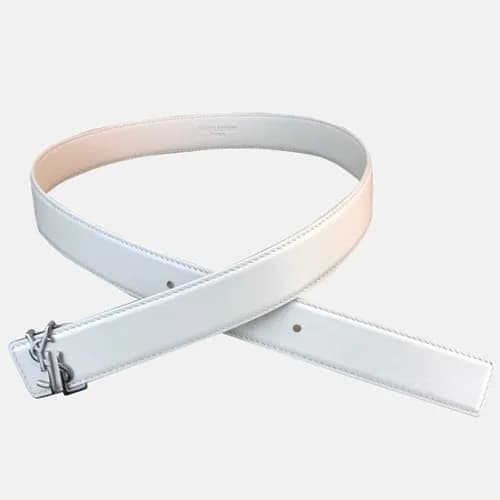 Saint Laurent 2019 Ladies Signature Logo Steel Buc… - 1