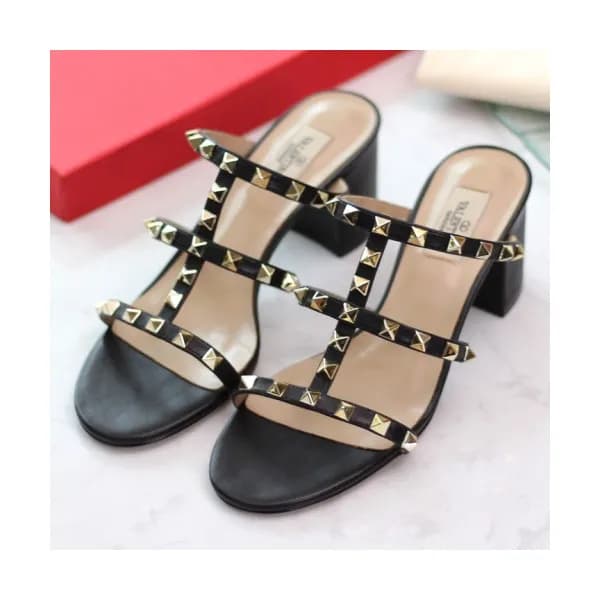 Valentino 2018 Ladies Rockstud Strap Sandal - 발렌티노… - 1