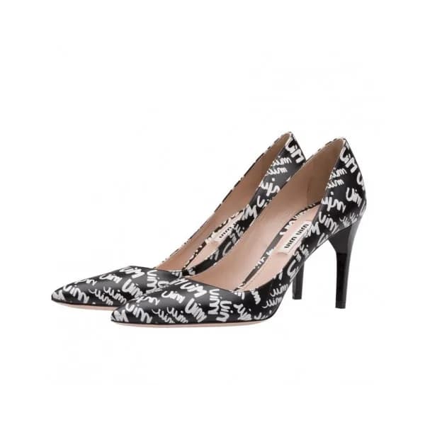 [매장판]Miumiu 2019 Womens Patent Logo Pumps - 미우미우 여… - 1