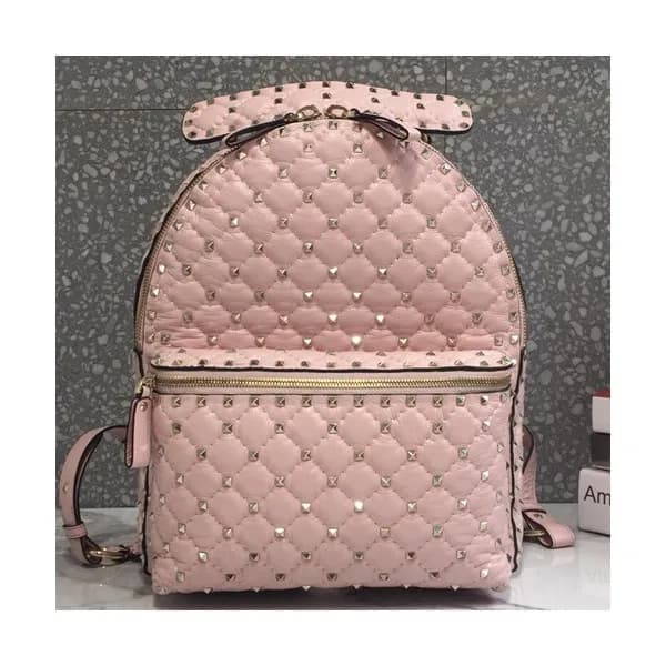 Valentino 2019 Leather Ruckstud Large Back Pack ,3… - 1