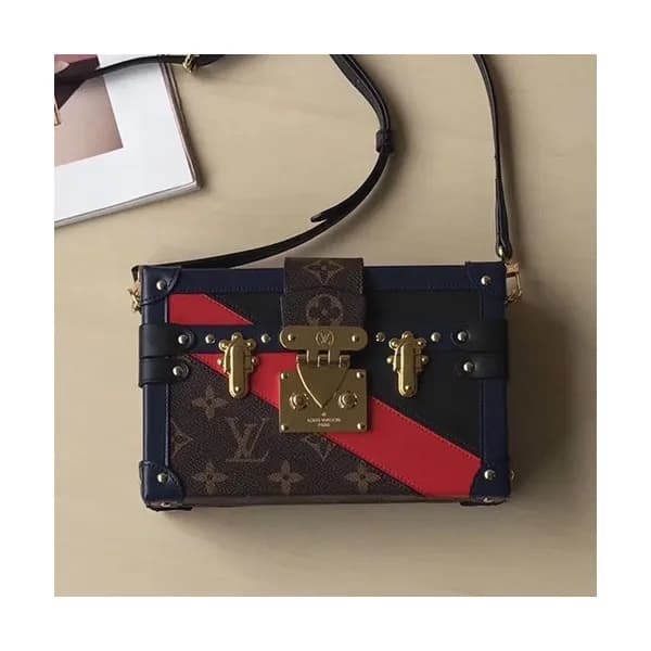 Louis Vuitton 2019 Petite Malle Shoulder Bag,18.5c… - 1