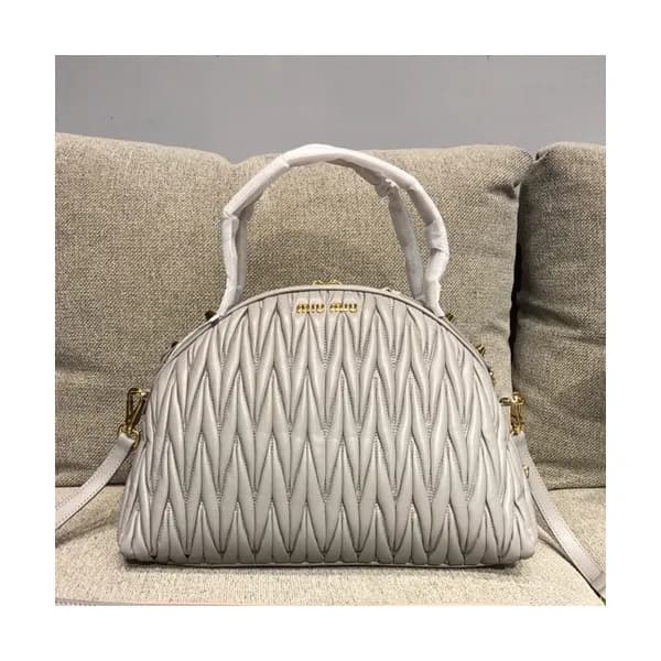 MiuMiu 2019 Matelasse Tote Shoulder Cross Bag,32cm… - 1