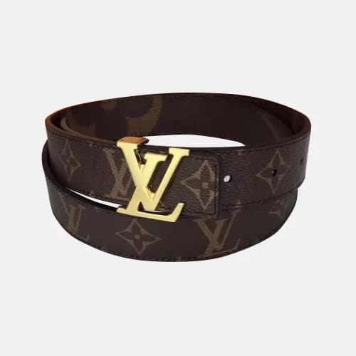 Louis vuitton 2019 Mm/Wm Initial Logo Buckle Leath… - 1