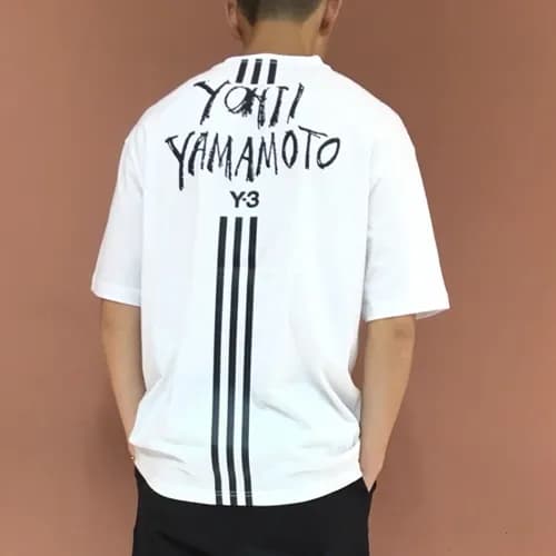 Y-3 2019 Mens Logo Printing Cotton Short Sleeved T… - 1