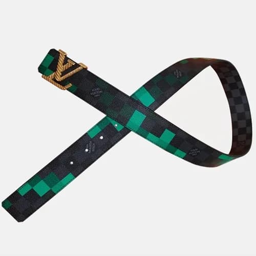 Louis vuitton 2019 Mens Reversible Canvas & Leathe… - 1
