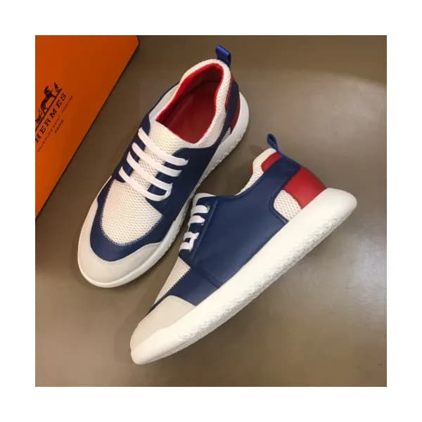 Hermes 2019 Mens Parfunms Business Leather Sneaker… - 1