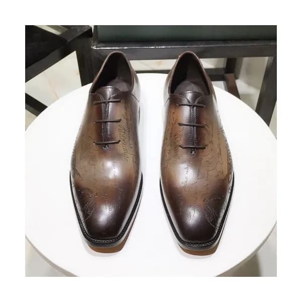 [커스텀급]Berluti 2019 Mens Retro Business Leather Oxf… - 1