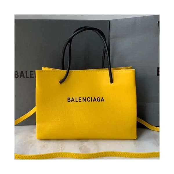 Balenciaga 2019 Leather Tote Shoulder Bag,25CM - 발… - 1