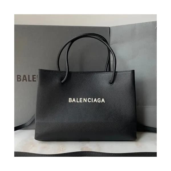 Balenciaga 2019 Leather Tote Shoulder Bag,25CM - 발… - 1