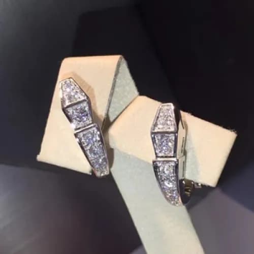 BULGARI Silver Earring - 불가리 여성용 실버 귀걸이 Bul0003. - 1