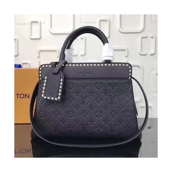 Louis Vuitton 2019 Vosges Leather Tote Shoulder Ba… - 1