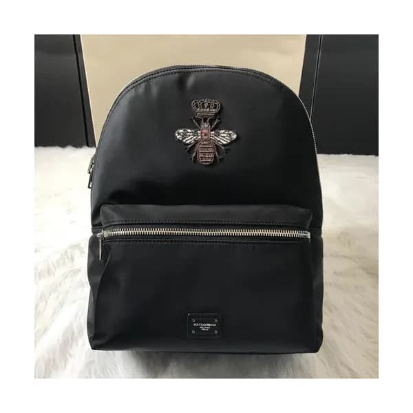Dolce&Gabbana 2019 Nylon & Leather Back Pack ,42CM… - 1