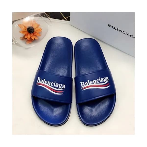 Balenciaga 2019 Mm/Wm Logo Leather Slipper - 발렌시아가… - 1