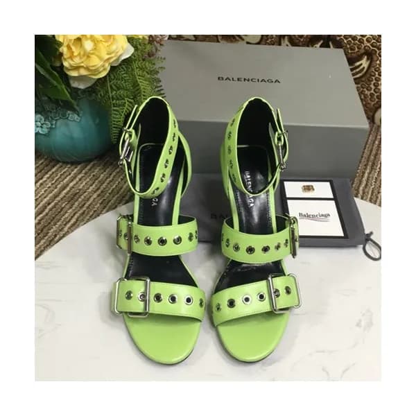 Balenciaga 2019 Ladies Leather High Heel Sandal -… - 1