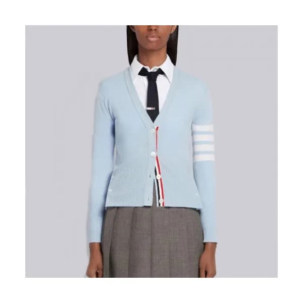 Thom Browne 2019 Womens Strap V-neck Cardigan - 톰브… - 1