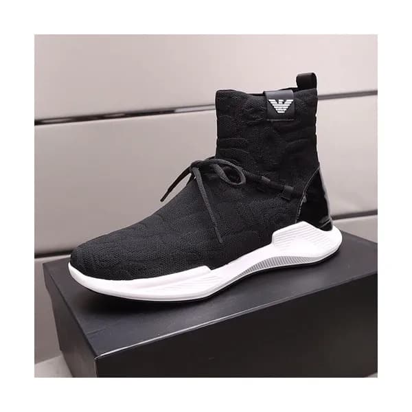 Armani 2019 Mens Knit Sneakers - 알마니 2019 남성용 니트 스… - 1
