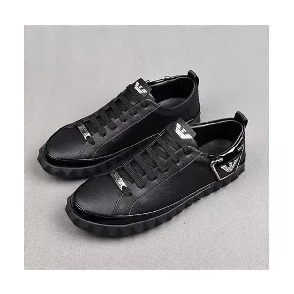 Armani 2019 Mens Leather Sneakers - 알마니 2019 남성용 … - 1