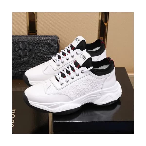 Hugo Boss 2019 Mens Leather Running Shoes - 휴고보스 2… - 1