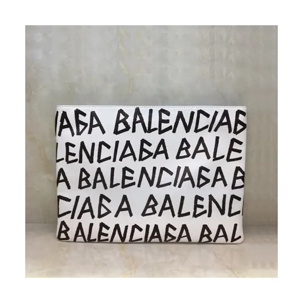 Balenciaga 2019 Leather Clutch Bag,34CM - 발렌시아가 20… - 1