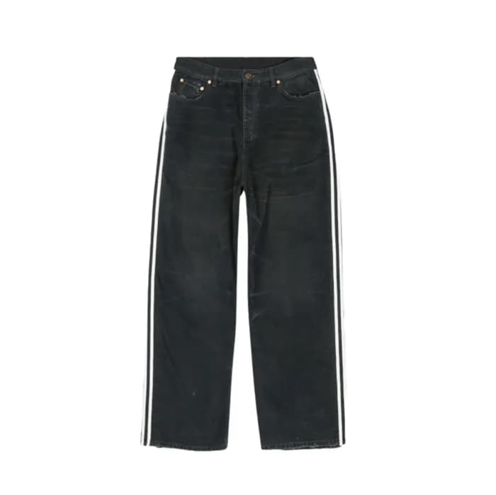 발렌시아가 x 아이다스 남성 블랙 청바지 - Balenciaga Mens Black Jea… - 1