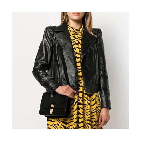 Saint Laurent 2019 Suede Carre Satchel Shoulder Ba… - 1