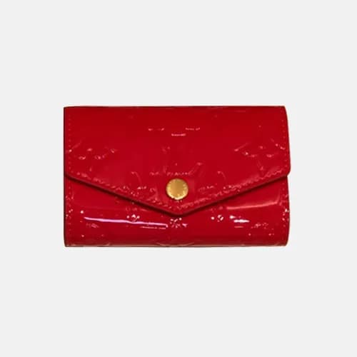 Louis Vuitton 2019 Monogram Vernis Key Purse,M9090… - 1