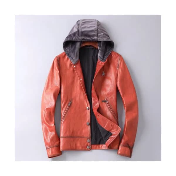 Prada 2019 Mens Logo Casual Leather Jacket - 프라다 2… - 1
