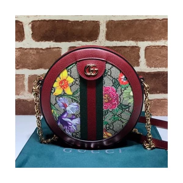 Gucci 2019 GG Ophidia Mini Round Women Shoulder Ba… - 1
