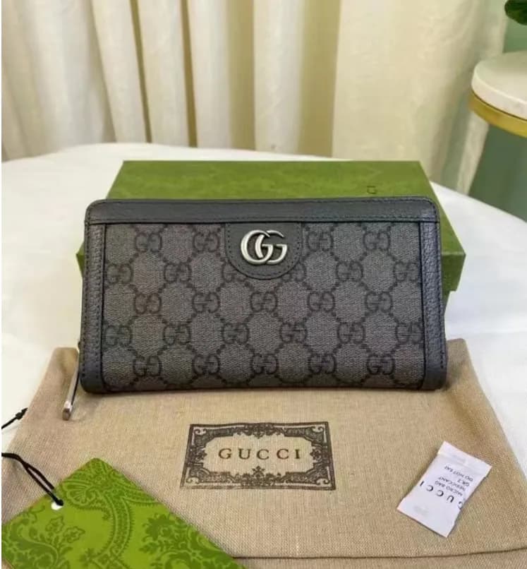 Gucci 2023 Mens Supreme Wallet- 구찌 수프림 남성 장지갑 GU… - 1