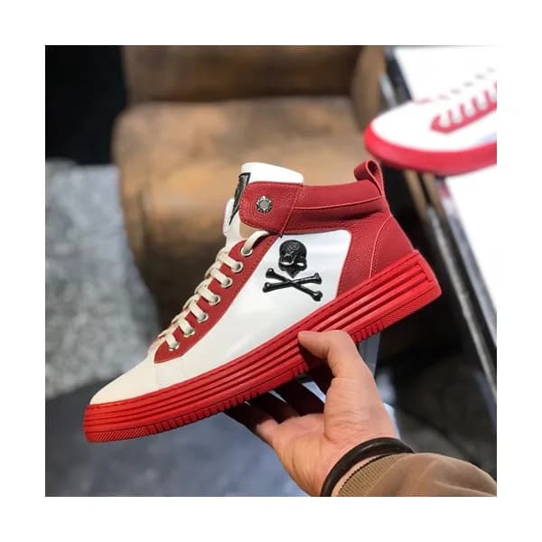 Philipp plein 2019 Mens Leather Sneakers - 필립플레인 … - 1
