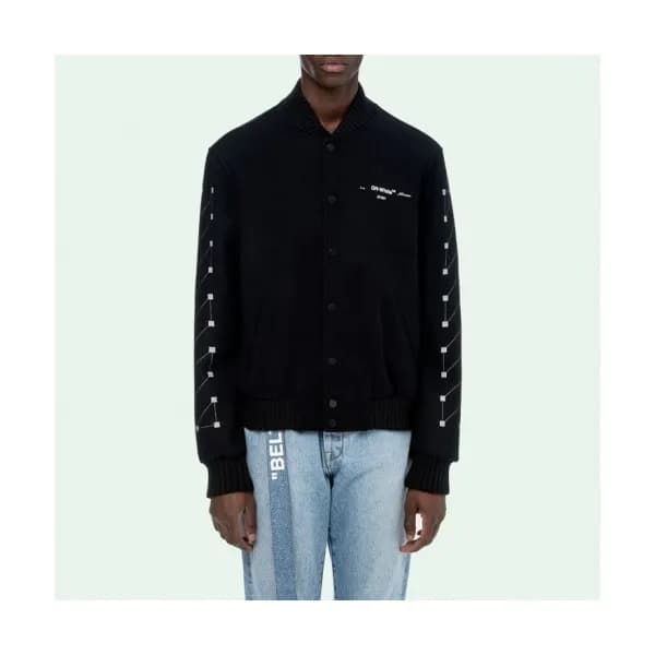 Off-white 2020 Mens Logo Casual Wool Jackets - 오프화… - 1