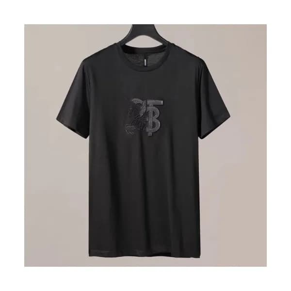 [버버리]Burberry 2020 Mens Logo Silket Crew-neck Shor… - 1