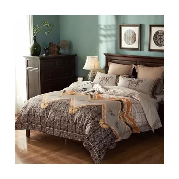 Hermes 2020 Supima Cotton Bedding 4 Set - 에르메스 202… - 1