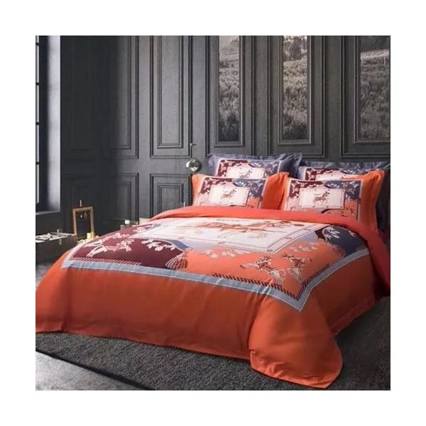 Hermes 2020 Supima Cotton Bedding 4 Set - 에르메스 202… - 1