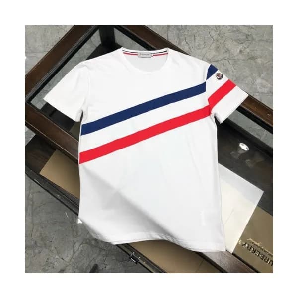 [매장판]Moncler 2020 Mens Logo Silket Crew-neck Short… - 1
