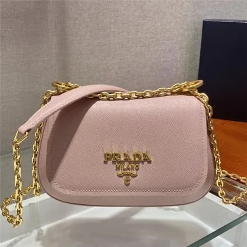[프라다]Prada 2021 Women's Leather Shoulder Bag 2… - 1