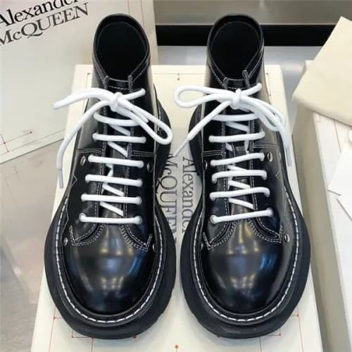Alexander Mcqueen 2020 Leather Ankle Boots - 알렉산더 … - 1