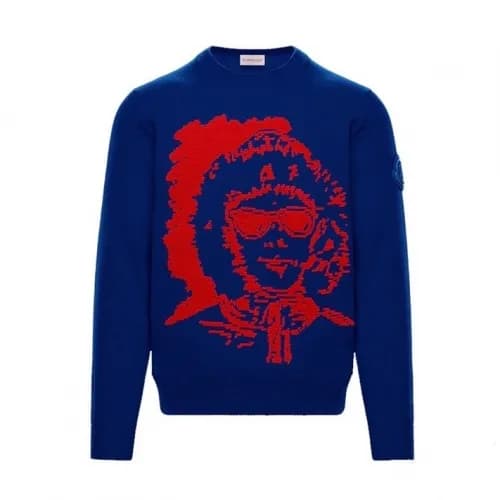 [몽클레어]Moncler 2020 Mens Retro Logo Crew-neck Sweat… - 1