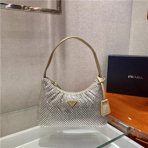[프라다]Prada 2021 Women's Cubic Hobo Bag,23cm,1N… - 1